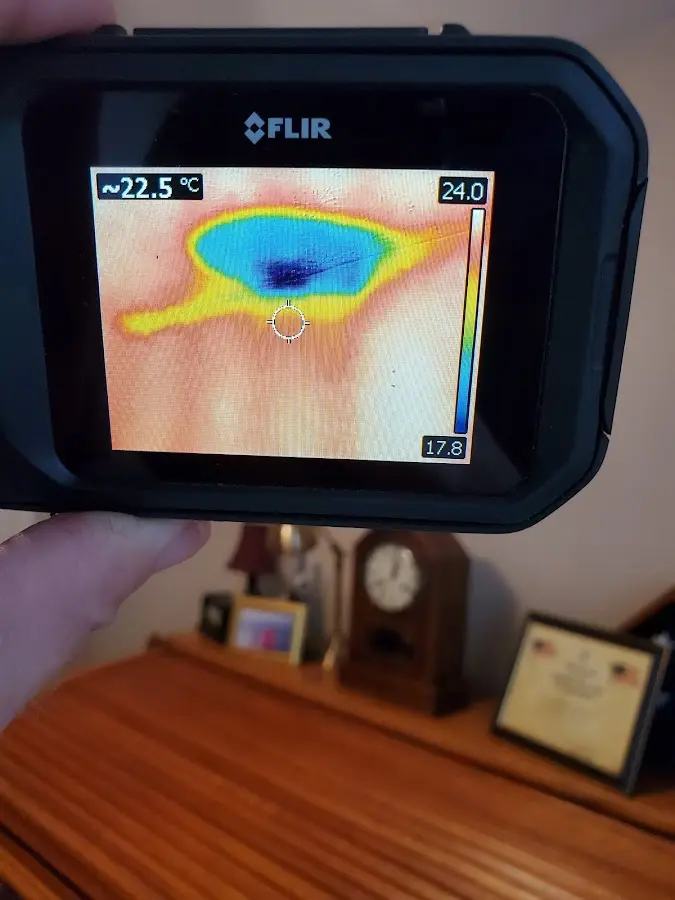 Thermal imaging inspection for water damage in Oxon Hill